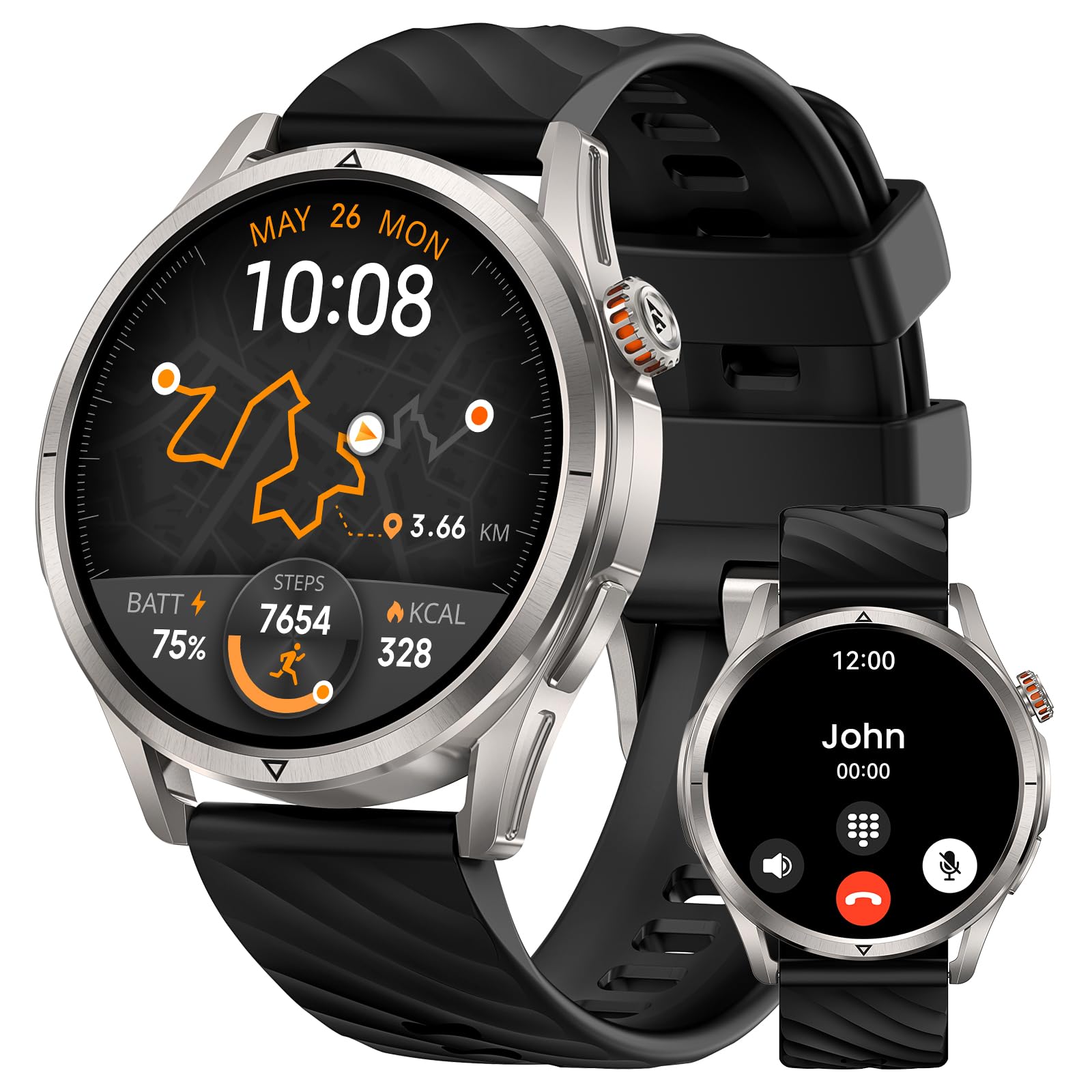 KOSPET Magic R10 GPS Rugged Smart Watch for Men, 5 ATM & IP69K Waterproof