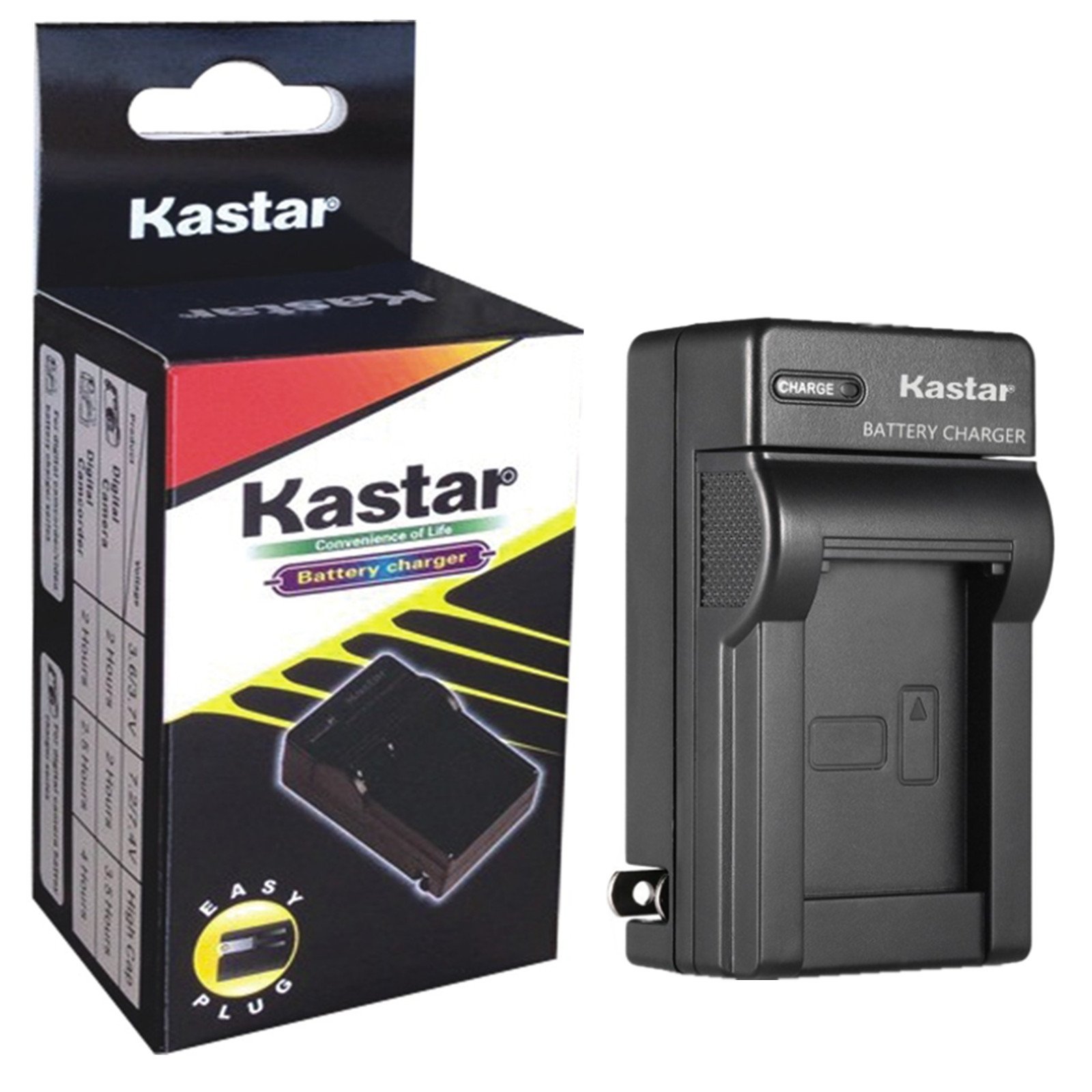 Kastar Travel Charger Replacement for Samsung SLB-1137, Fujifilm NP-60, Kodak KLIC-5000, Olympus Li-20B, Fujifilm FinePix 50i 601 F401 F410 F601 M603, Kodak EasyShare DX6490 DX7440 DX7590 DX7630