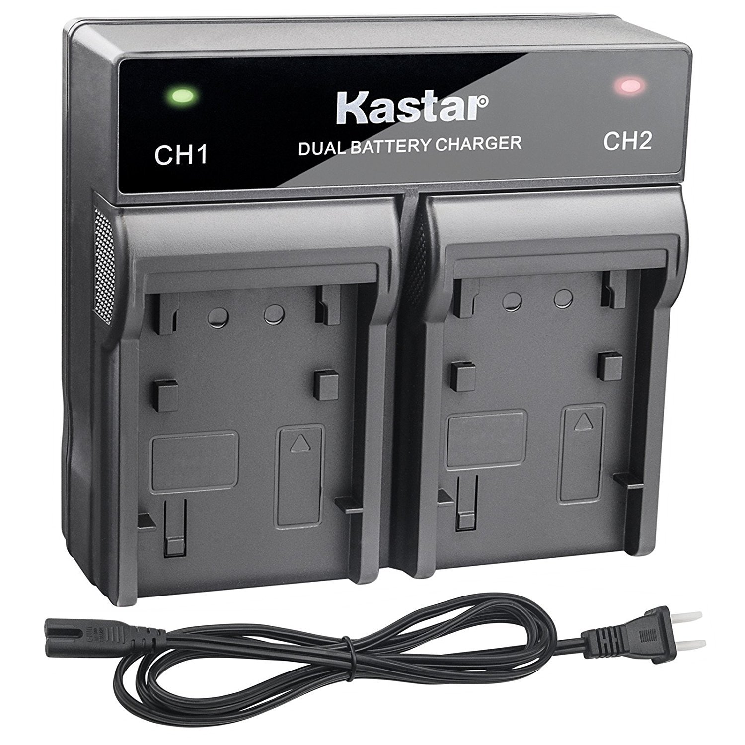 Kastar Fast Dual Charger Replacement for Sony NP-F770 NP-F970 NP-F960 NP-F570 NP- F750, DCM-M1 HDR-FX1 DCR-VX2100E DSR-PD190P NEX-FS700RH HXR-NX3, CN160 NW759 74K 760 FW759 74K 760 LED Light, Monitor