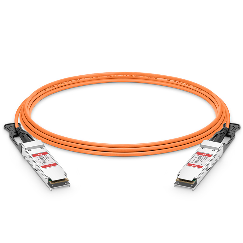 25m (82ft) Generic Compatible 40G QSFP+ Active Optical Cable