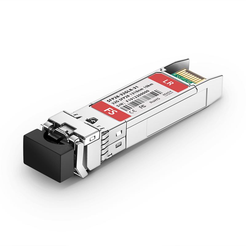 IBM Compatible SFP28 32G Fibre Channel 1310nm 10km DOM Duplex LC/UPC SMF Optical Transceiver Module